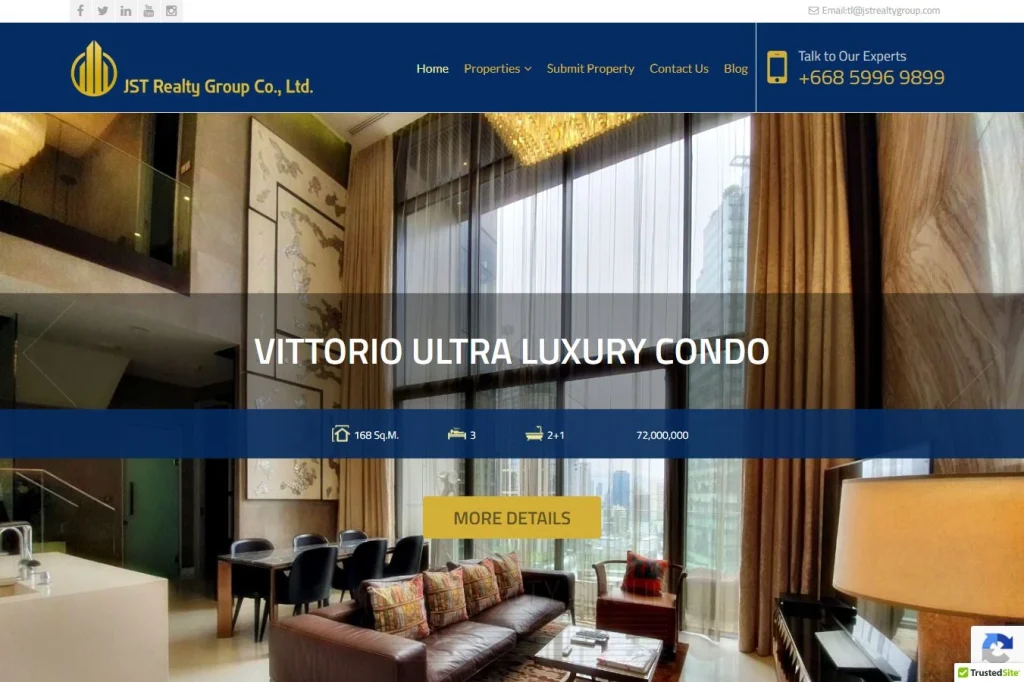 JST Realty Group website screenshot